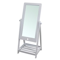 Oglinda Mare Dressing Alba - White Star cu suport din lemn MDF Liberty House Oglinda Mare Dressing Alba - White Star cu suport din lemn MDF Liberty House